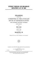 Internet Freedom and Broadband Deployment Act of 2001