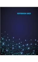 Notebook grid: Blockchain network: Notebook Journal Diary, 120 pages, 8" x 10"