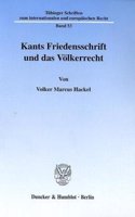 Kants Friedensschrift Und Das Volkerrecht