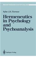 Hermeneutics in Psychology and Psychoanalysis