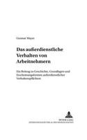 Das Außerdienstliche Verhalten Von Arbeitnehmern