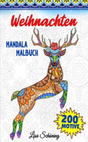 Weihnachten Mandala Malbuch