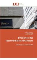 Efficience des intermédiaires financiers