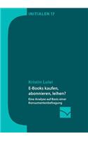 E-Books kaufen, abonnieren, leihen?