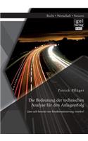 Bedeutung der technischen Analyse für den Anlageerfolg: Lässt sich hiermit eine Renditeoptimierung erzielen?