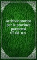 Archivio storico per le province parmensi