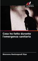 Cosa ho fatto durante l'emergenza sanitaria