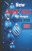 100 Images Christmas New Coloring Book 2021