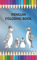 Penguin Coloring Book: Great Penguin Coloring Book for Kids activity and Adult