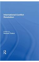 International Conflict Resolution