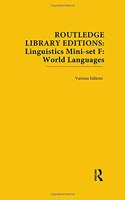 Routledge Library Editions: Linguistics Mini-set F: World Languages: (Routledge Library Editions: Linguistics)