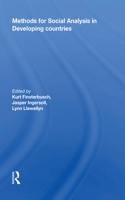 Methods For Social Analysis In Developing Countries