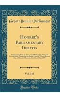 Hansard's Parliamentary Debates, Vol. 343: Commencing With the Accession of William IV.; 53 and 54 Victoriæ, 1890; Comprising the Period From the Twenty-Seventh Day of March, 1890, to the First Day of May, 1890 (Classic Reprint)