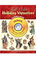 Full-Color Holiday Vignettes CD-ROM and Book