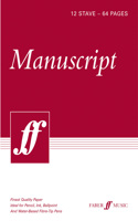 Manuscript Paper -- 12 Stave Full Size (8.5)