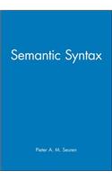 Semantic Syntax