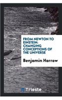 From Newton to Einstein: Changing Conceptions of the Universe