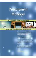 Procurement Manager A Complete Guide - 2019 Edition