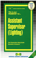 Assistant Supervisor (Lighting): Volume 2006