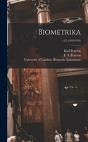 Biometrika; v.12 (1918-1919)