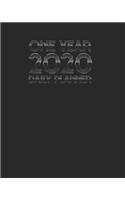 2020 One Year Daily Planner: Elegant Clean All Black Clear Glass Daily Weekly Monthly View Calendar Organizer. Nifty One (1) Year Motivational Agenda Schedule with Vision Board,(1 8x10 12 Month Simple Pretty Planner)