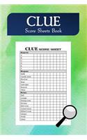 Clue Score Sheets Book