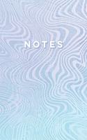 Notes: A Blank, Lined Journal Diary and Composition Notebook for Women, Men, Teens, Girls and Boys Wide Ruled Pretty, Hand-Painted Watercolor Ombre, Lavend