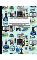 Composition Notebook Graph Paper 4x4