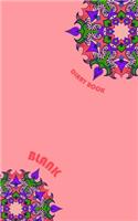 Blank Diary book
