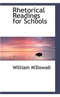 Rhetorical Readings for Schools