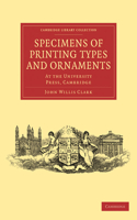 Specimens of Printing Types and Ornaments