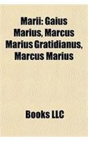 Marii: Gaius Marius, Marcus Marius Gratidianus, Marcus Marius(English)