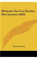 Memoire Sur Les Oracles Des Anciens (1818)