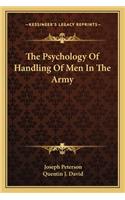 Psychology of Handling of Men in the Army