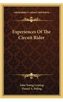 Experiences of the Circuit Rider