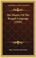 The History Of The Bengali Language (1920)