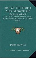 Rise of the People and Growth of Parliament