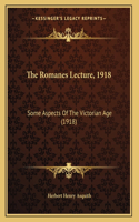 Romanes Lecture, 1918