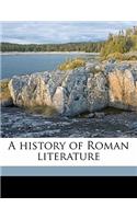 A History of Roman Literature