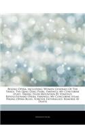 Articles on Beijing Opera, Including