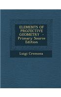 Elements of Projective Geometry - Primary Source Edition