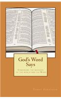 God's Word Says: Comparing the messages of the world and the Word