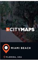 City Maps Miami Beach Florida, USA