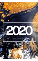 2020 Weekly Planner Diary Notebook: Jan 1, 2020 to Dec 31, 2020: Daily, Weekly & Monthly View Planner, Diary & Journal Abstract Creative Cover Artwork
