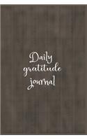Daily Gratitude Journal