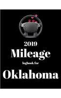 2019 Mileage log book for Oklahoma: Mileage Counter For Car, Mileage Logger, Vehicle Mileage Journal, Drivers daily log book