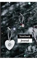 Notebook Journal: Lined Notebook Journal - Black and White Christmass Photo - 6x9 inches - Cute gift - Journal, Notebook, Diary, Composition Book