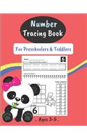 Number Tracing Book For Preschoolers & Toddlers Ages 3-5: Number Tracing Book, Practice For Kids, Math Activity Book for Pre K, Kindergarten and Kids Ages 3-5, Number Writing Practice. Great Gift for Toddle