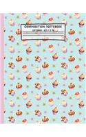 Cupcakes Composition Notebook
