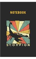 Notebook: Composition Notebook For Scorpion Lovers - Journal for Writing - College Ruled Blank Lined Size 6" x 9" 110 Pages Gift for Holidays Present for Than